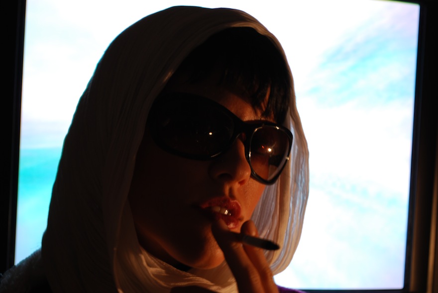 Girl smoking – Portrait