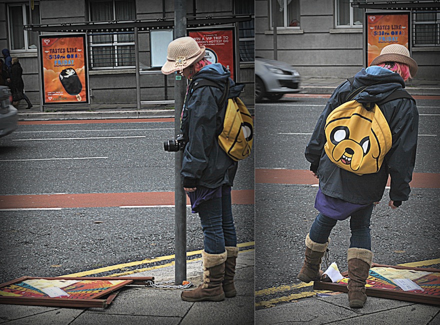 2012 - The girl who played with poster - Dublin, Ireland