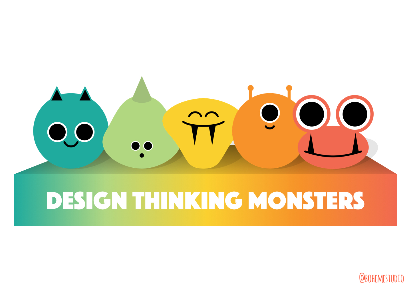 Design Thinking Monsters by bohemestudio