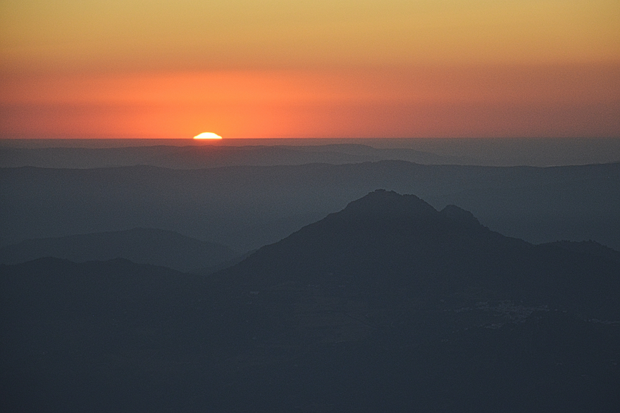 Sunset in the mountain – Estepona, Spain